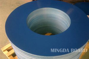 Plastic protection board for steel coil