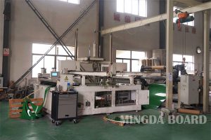 steel coil production equipment of plastic protection board.