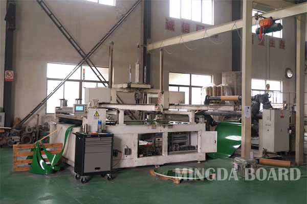 steel coil production equipment of plastic protection board.