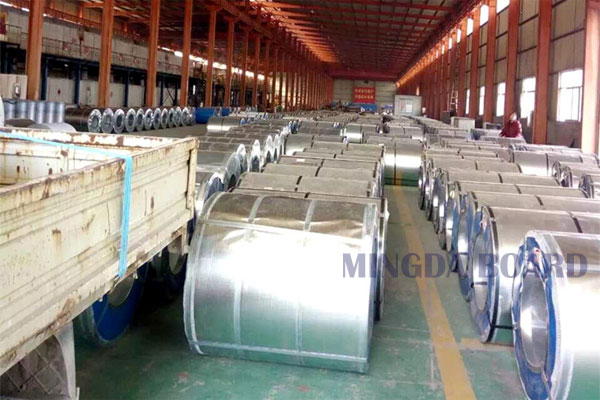 Steel coil packaging case.